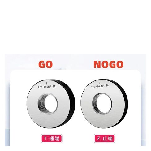 1 Set (1 Pass Gauge + Stop Gauge) 2A Metric fine Tooth Ring UNC UNF UNS Measuring Tools(1-3I16-8UN-2A) in Saudi Arabia