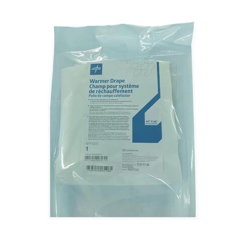 Medline Sterile Fluid Warmer Drapes, Polyurethane Polymer, 44 Inches x 66 Inches, Size XL, Case of 40 Each in Saudi Arabia