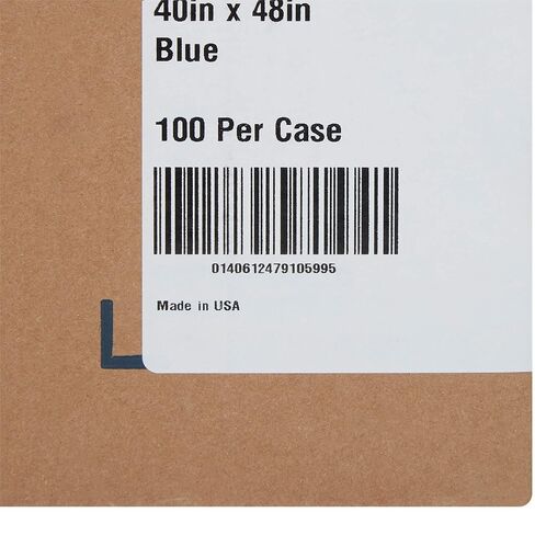 ملاءات McKesson Drape Sheets - مستلزمات طبية للاستعمال مرة واحدة، ستائر مناديل ورقية للفحوصات البدنية - أزرق، طبقتان، 48 بوصة × 40 بوصة، 100 قطعة in Saudi Arabia