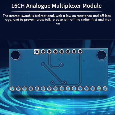 10Pcs 16CH Analogue Multiplexer Module 74HC4067 CD74HC4067 Precise Module Digital Multiplexer MUX Breakout Board, blue, 500040387 in Saudi Arabia
