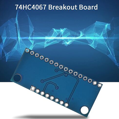 10Pcs 16CH Analogue Multiplexer Module 74HC4067 CD74HC4067 Precise Module Digital Multiplexer MUX Breakout Board, blue, 500040387 in Saudi Arabia
