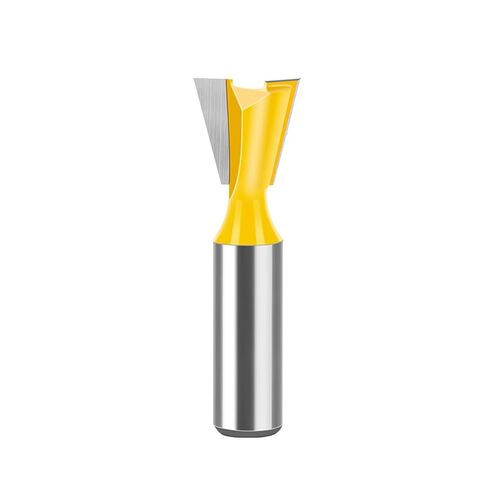 Straight Cut Router Bit Milling Cutter Cutting Dovetail Bit 1/2 Inch Shank,1/4" Cut Diameter Woodworking Cutting Trimming Cutter Double Flute Straight Grooving Bits in Saudi Arabia