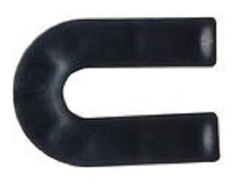 1/4 x 1-1/2 x 2 Plastic Horseshoe Shims - Black - 1000/Box in Kuwait