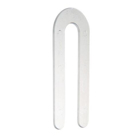 CRL Clear 1/16" x 3-1/2" Plastic Horseshoe Shims - CHS16 - Pack of 100 in Kuwait