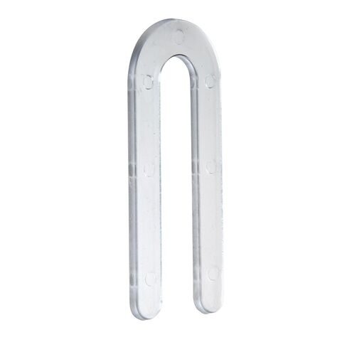 CRL Clear 1/8" x 3-1/2" Plastic Horseshoe Shims - CHS18 - Pack of 100 in Kuwait