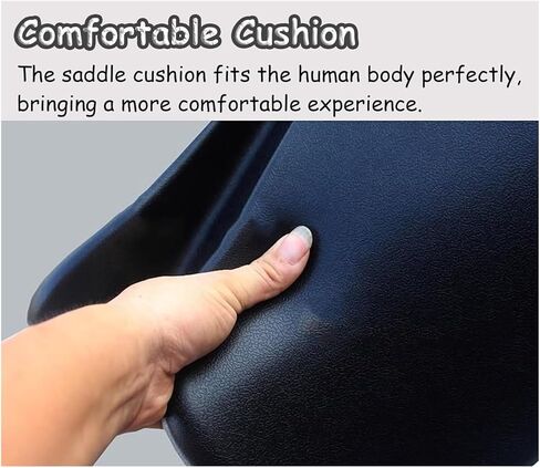 Saddle Chair Office Stool with Backrest Footrest, Leather Saddle Swivel Chair Improve Posture, Standing Work Desk Stool for Clinic Tattoo in Saudi Arabia