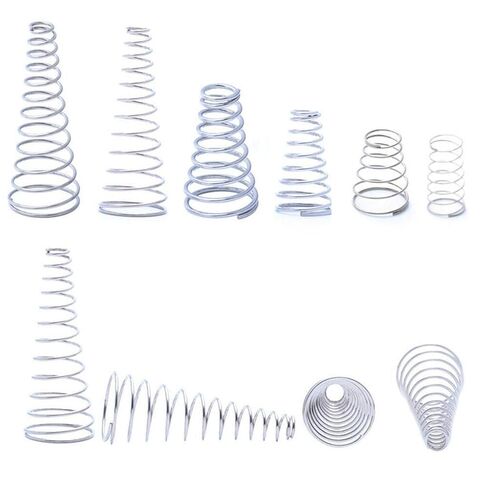 Spring,Compression Spring, Mechanical Compression Springs 5Pcs Wire Diameter 0.4-0.8mm Tower Conical Cone Spring Taper Pressure in Saudi Arabia