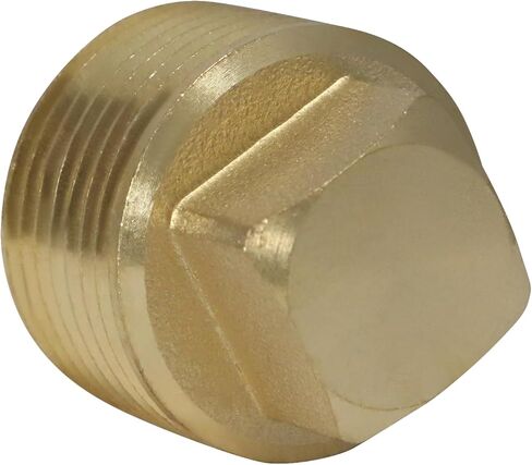 2 قطعة XFITTING 3/4 بوصة ذكر NPT PIPE PLUG، رأس مربع، نحاس، زيت الوقود، الغاز، الماء in Saudi Arabia