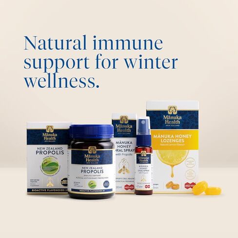 معينات عسل مانوكا هيلث - 15 معينات بنكهة الليمون - معينات الحلق الطبيعية الممزوجة بعسل مانوكا الخام وفيتامين ج لدعم المناعة in Kuwait