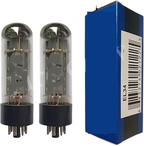 EL34 Vacuum Tube HiFi Audio Tube Replaces 6CA7 KT77 KT90 5881 6P3P KT66 Tube Amplifier kit DIY Matching Four-Way(2pcs Matched Pair) in Saudi Arabia