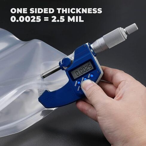 Glider 1.5" x 1.5" Clear Zip Bags, 1000pcs, 2.5 Mil Small Resealable Plastic Baggies for Jewellery, Coins, Beads, Pills, Earrings, Craft & Sample Storage (1.5" x 1.5") in Kuwait