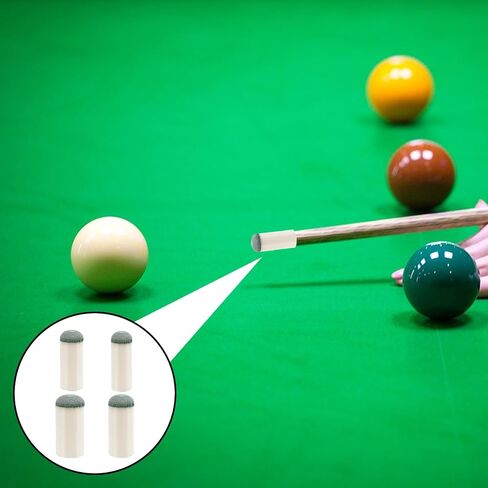 40 Pcs Slip On Pool Cue Tips, 4 Sizes 9mm/10mm/12mm/13mm Tacos De Billar, Pools Stick Tip Pools Table Accessories Pool Cue Tips Replacement Kit in Kuwait