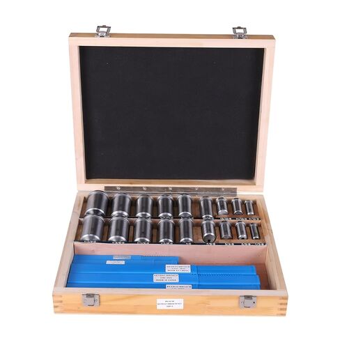 Generic مجموعة أدوات الأشغال المعدنية Keyway Broach Kit مع 5 دبابيس و18 جلبة و7 حشوات و30 قطعة لتصنيع المعادن وتصنيعها in Saudi Arabia