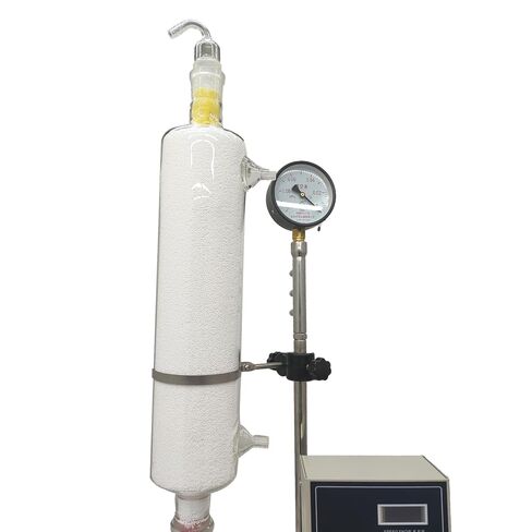 10L Rotary Evaporator, 0-120 R/min Rotating Speed, Lab Manual Lifting Rotavapor with Water Bath for Evaporation of Solvents Digital Controller in Kuwait