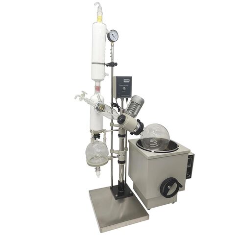 10L Rotary Evaporator, 304 Stainless Steel,High Borosilicate GG3.3 Glass,Vacuum Conditions, for Concentration, Crystallization, Drying, Separation, and Solvent Recovery, etc in Kuwait