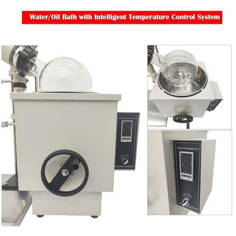 10L Rotary Evaporator Manual Lifting Lab Rotavapor with Intelligent Control Temperature System 110V Digital Speed Control Vacuum Vaporizer for Efficient Evaporation of Solvents Concentration in Kuwait