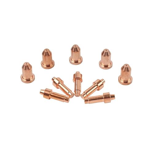 Plasma Nozzle Tips Cutting Torch Electrode Consumables Copper for XT40 XT30 249926 249927 10Pcs in Saudi Arabia