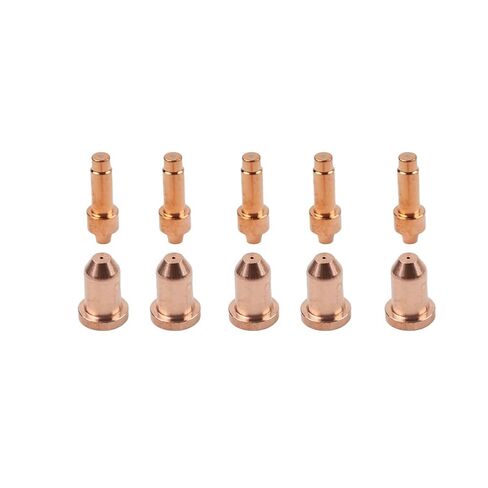 Plasma Nozzle Tips Cutting Torch Electrode Consumables Copper for XT40 XT30 249926 249927 10Pcs in Saudi Arabia