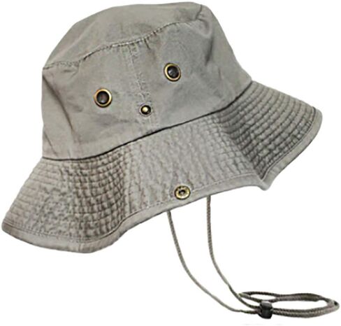 Newhattan Boonie Safari Bucket Hat Foldable Military Style Cap (Olive, L/XL) in Kuwait