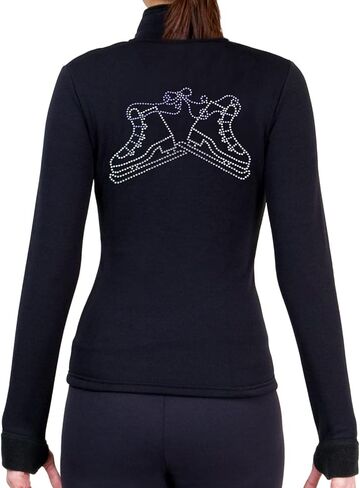 NY2 SPORTSWEAR Figure Skating Polartec Polar Fleece Jacket with Rhinestones JR223MIX - Adult Sizes in Saudi Arabia