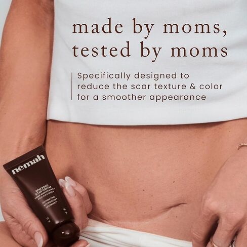 Nemah Restorative Scar Treatment, C Section Recovery, Scar Cream for Surgical Scars, Ideal to Reduce the C Section and Acne Marks, Dermatologist Approved, Antioxidant Rich, Vegan Formula, 1 oz in Kuwait