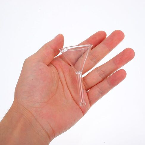 3pcs Glass Funnel for Laboratory Use Lightweight Design for Precise Liquid Pouring and Filtering for Bottle Filling and Scientific Applications in Saudi Arabia