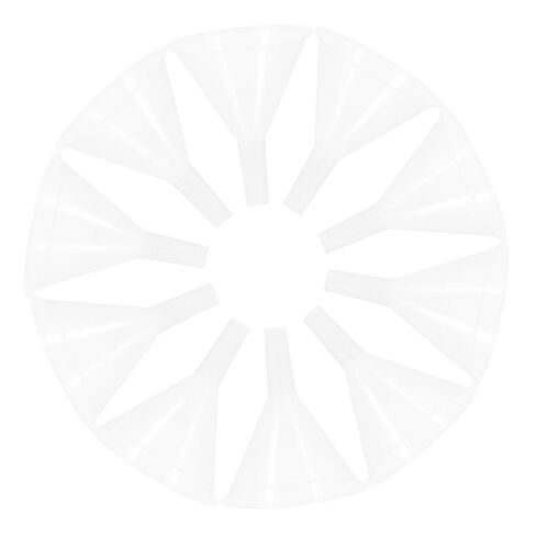 Luxshiny 20pcs Short Stem Funnels 60mm Laboratory Filling Funnels Multi-use Chemical Filter for Scientific and Classroom Liquid Transfer in Kuwait