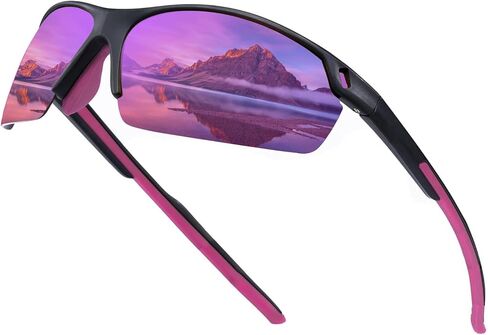 نظارة شمسية مستقطبة للسكان للرجال ، واللف حول نظارات الشمس الرياضية خفيفة الوزن TR90 Frame UV400 (الأخضر) in Kuwait