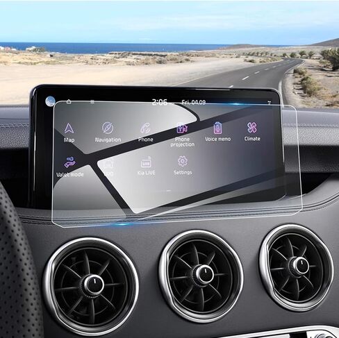 2022 2023 Stinger Screen Protector for Kia Stinger (GT-Line/GT2/GT1) 10.25-inch Touch Screen 2023 Stinger Tempered Glass Protector 2023 Stinger Accessories HD Transparent Protective Film in Saudi Arabia