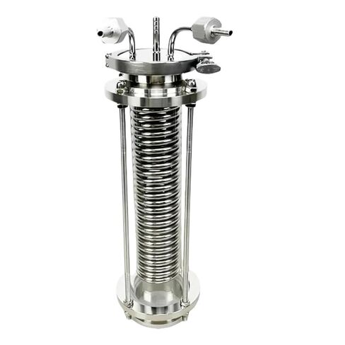 3inch Tri-clamp Dephlegmator/Distillation Condenser with Long Type Sight Glass for Homebrew Distillation,Reflux(Male Thread) in Saudi Arabia