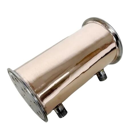 4 "OD119mm النحاس Dephlegmator/مكثف مع 1/2" الموضوع الذكور لتقطير تخمير المنزل ، 12 أنابيب داخل ID 8 مللي متر in Saudi Arabia