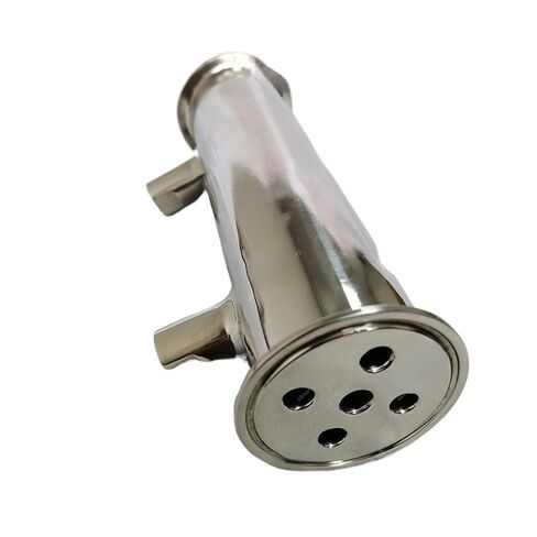Ss304 الفولاذ المقاوم للصدأ ثلاثي المشبك مكثف التبادل الحراري Dephlegmator ارتداد عمود الملحقات (2inx200mm) in Saudi Arabia