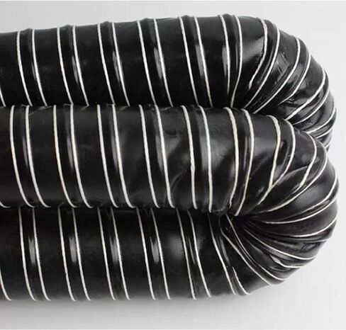 Flexible Silicone Brake Cooling Duct Hose - 13ft Air Intake Pipe, Black - High-Performance Automotive Cooling System Upgrade, Durable & Heat-Resistant in Saudi Arabia