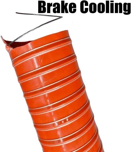 Flexible Silicone Duct Hose for Exhaust Fans, 3/4"-12" Industrial Ventilation Pipe, Heat Resistant Air Ducting, 133mm (5.2") x 1m (3.3ft) for Fumes and Airflow in Saudi Arabia