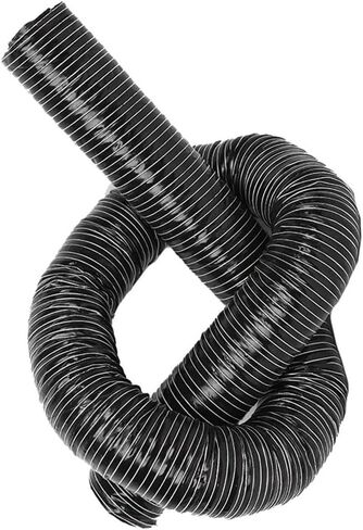 Flexible Insulated Air Duct Hose 2" 3" 4" 5" 6" - Automotive Intake & Brake Cooling Ducting, Silicone Vacuum Hose for Industrial Fumes (115mm/4.5") in Saudi Arabia