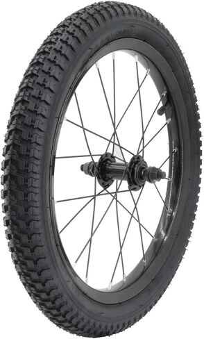 12 Inch Kids Bike Front Wheels Replacement with Solid Air Rubber Tire and Inner Tube, Bicycle Bike Wheels Don't Fit with Huffy Bike in Kuwait