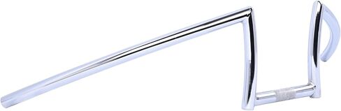 Tracer Oversize Beach Cruiser Handlebar 31.5" (800mm) – Retro V-Type Stretch Bike Bar with 22.2mm Clamp – High Rise Alloy Steel Ape Hanger for Custom Chopper, Lowrider & Fat Tire Bikes (Chrome) in Kuwait