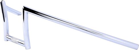 Tracer Oversize Beach Cruiser Handlebar 31.5" (800mm) – Retro V-Type Stretch Bike Bar with 22.2mm Clamp – High Rise Alloy Steel Ape Hanger for Custom Chopper, Lowrider & Fat Tire Bikes (Chrome) in Kuwait