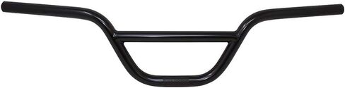 مقود دراجة PRO + Fixie Touring BMX 826S فولاذ 22.2 مم، عرض 23.5 بوصة، ارتفاع 4 بوصة، لمسة نهائية سوداء أو كروم لدراجات BMX الحرة (أسود) in Saudi Arabia