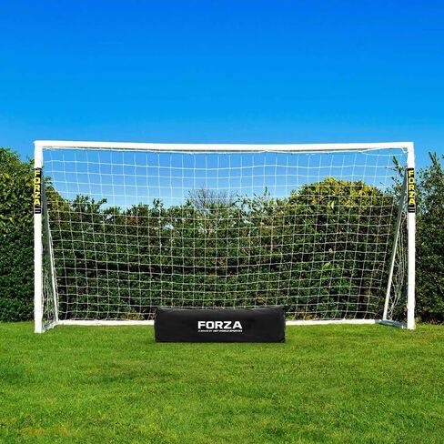 هدف كرة القدم فورزا 12 × 6 قدم - الأهداف رقم 1 في الفناء الخلفي في العالم! | صناعة بريطانية 100%، إعداد لمدة 5 دقائق، عمود مرمى غير قابل للكسر + حزمة الهدف والكرة - اشترِ FORZA، العب إلى الأبد! in Kuwait