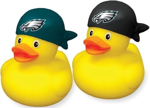 مجموعة البطة المطاطية لفريق أمينكو NFL من قطعتين - مرخصة رسميًا - هدية رائعة للمعجبين in Saudi Arabia