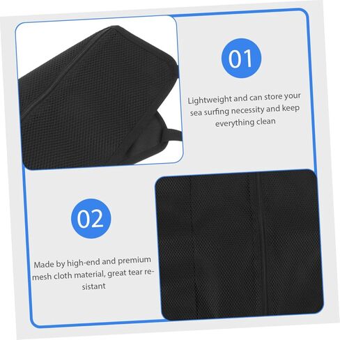 Paddleboard Mesh Bag and Kayak Storage Pouch, Water Sports Deck Carrying Mesh Sack, Lightweight Paddle Board Accessories for Stand-up Paddleboarding and Surfing in Saudi Arabia