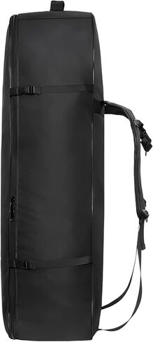 Premium Paddleboard Backpack, Travel Bag, Heavy-Duty Nylon, Multiple Straps, Black in Kuwait