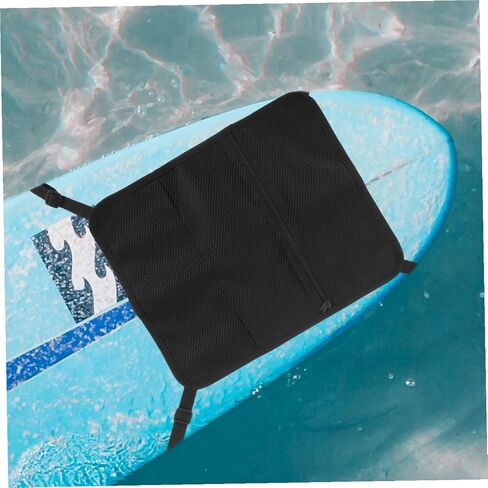 Surfboard Deck Mesh Bag with Buckle Paddleboard Sundries Organizer Kayak Deck Storage Pouch for Water Sports and Stand-up Paddleboarding in Saudi Arabia