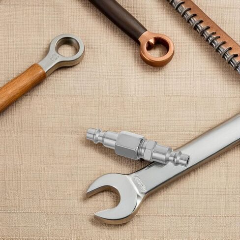 Luxshiny 10pcs Npt 1/4 Air Compressor Quick Connect Fittings Set – Male and Female Thread Pneumatic Hose Couplers – Push-to-connect Air Pneumatic Tube Connectors for Industrial and Workshop in Kuwait