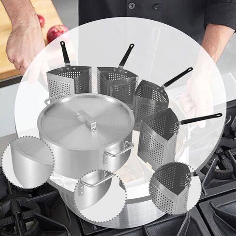 وعاء المعكرونة من الفولاذ المقاوم للصدأ، سلال مصفاة، وعاء المعكرونة، أداة الطبخ لمطبخ الحفلات in Kuwait