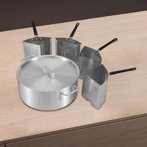 وعاء المعكرونة من الفولاذ المقاوم للصدأ، سلال مصفاة، وعاء المعكرونة، أداة الطبخ لمطبخ الحفلات in Kuwait