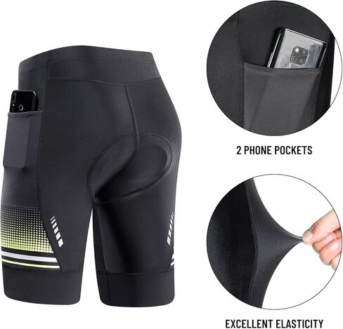 Qualidyne Men للدراجات الداخلية للدراجات 4D شورت الدراجة المبطنة MTB بطانة الدراجة السوائل الداخلية ركوب الدراجات التنفس in Kuwait