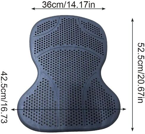 Breathable Silicone Saddle Pad – Non-Slip Horse Riding Mat with Shock Absorption, Anti-Skid Gel Pad for Western and English Saddles – Equestrian Tack for Trail, Arena, and Ranch in Saudi Arabia