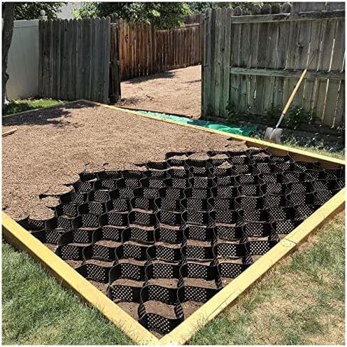 Gravel Grid Paver Driveway Grids 2Inch Height Honeycomb Geogrid Soil Control Mesh for Garden Shed Base Durable PE Walkway Grate System in Kuwait